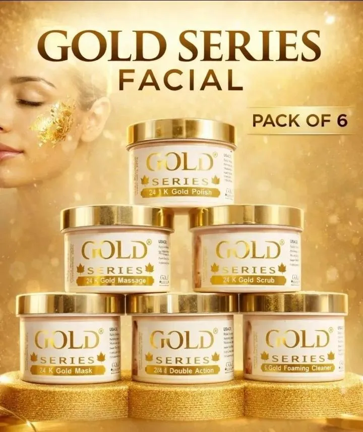 Gold Whitening And Brightening Facial Set